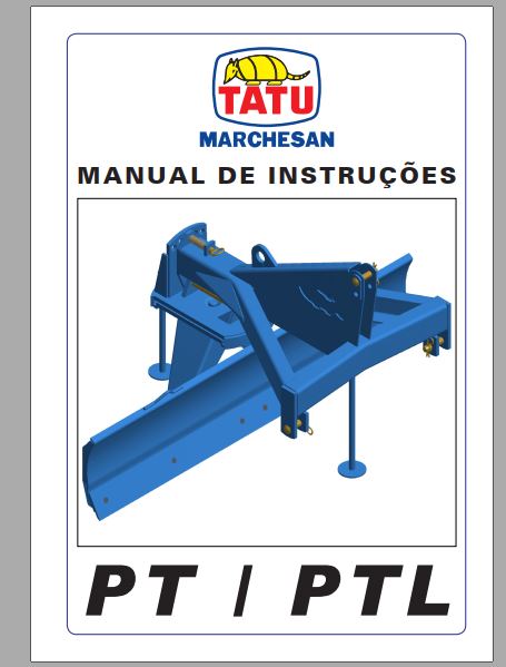 MANUAL DE INSTRUÇÕES PDF PLAINA TARSEIRA PT - PTL - TATU MARCHESAN