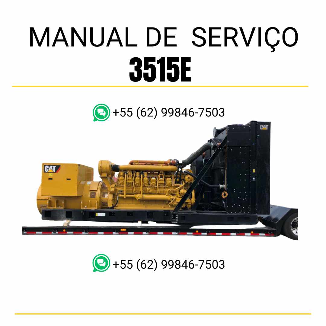 Manual De Serviço Grupo Gerador Caterpillar - 3515E