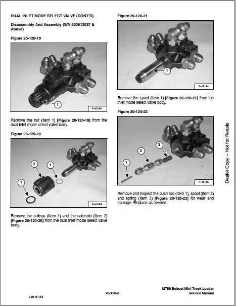 Manual De Serviço BOBCAT - MT50 - Mini Carregadeira