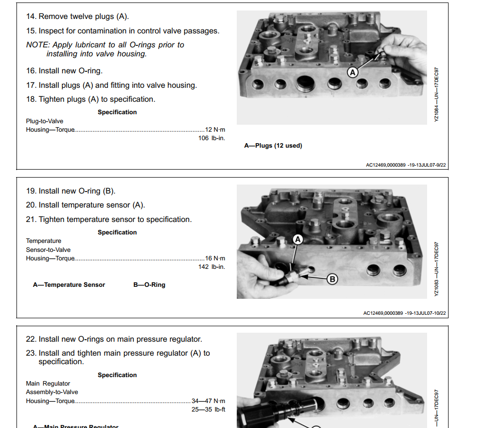 Manual de Oficina Parte mecanica John Deere 748H trator florestal em PDF manutenção e reparo