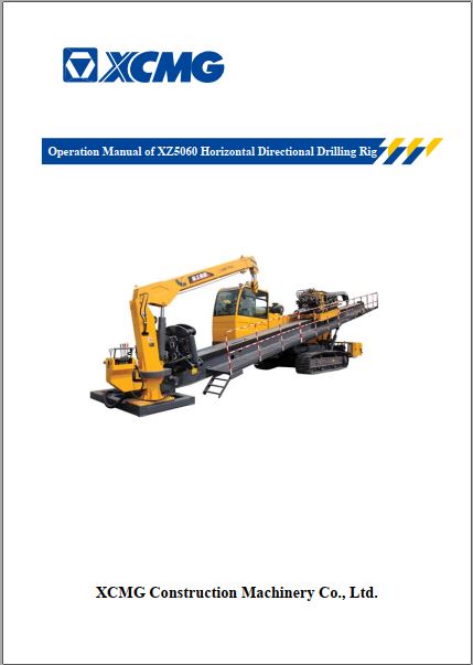 MANUAL DE OPERAÇÃO PDF DIRECIONADOR HORIZONTAL XZ5060 - XCMG