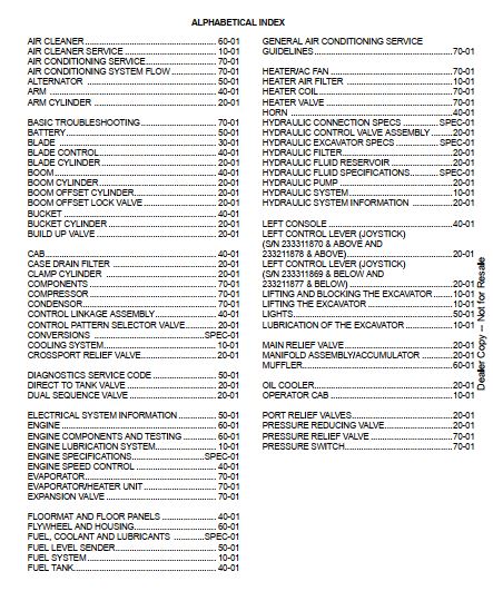 Manual De Serviço BOBCAT - 337\341 - Escavadora Hidráulica