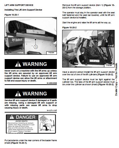Manual De Serviço BOBCAT - T300 - Mini Carregadeira