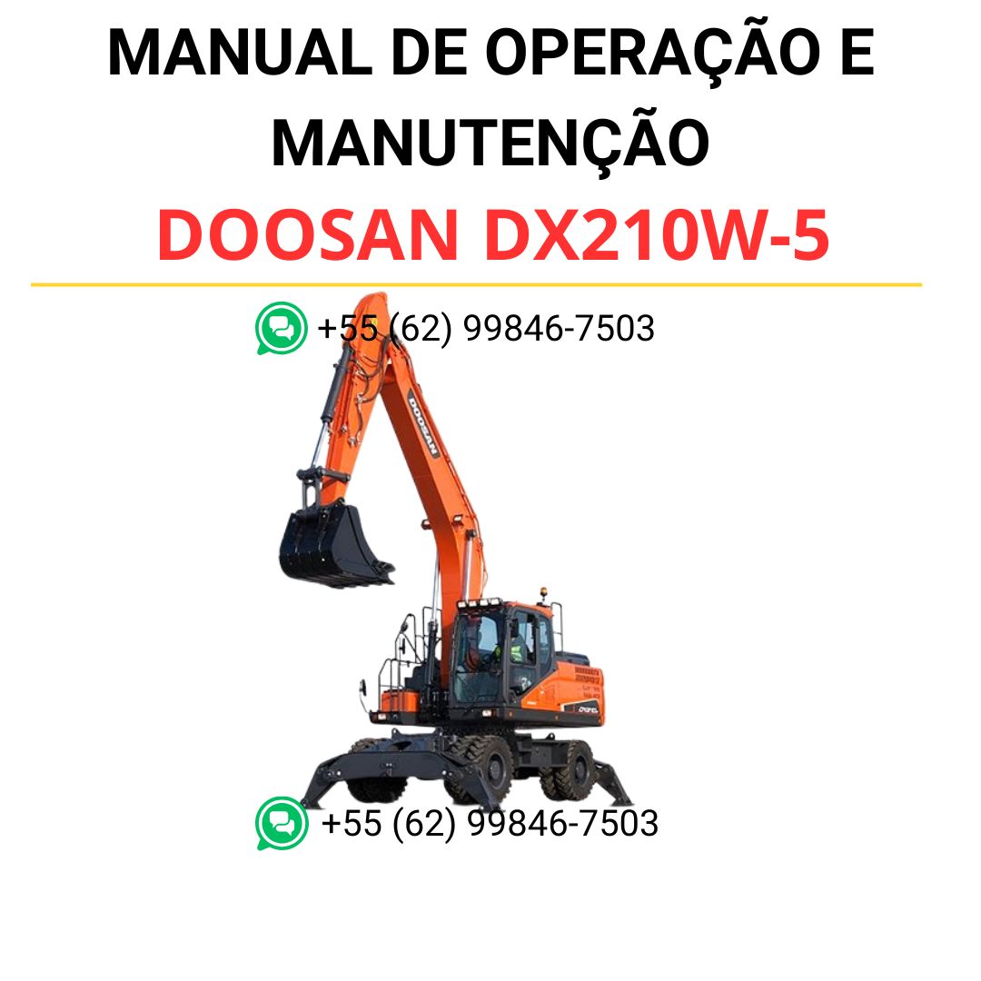 MANUAL DE OPERAÇÃO E MANUTENÇÃO - DOOSAN DX210W-5