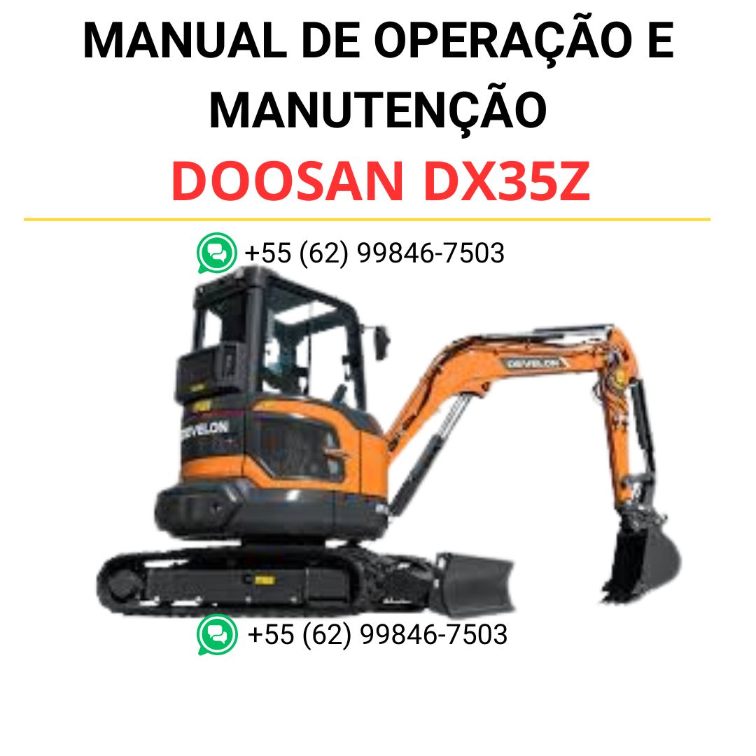 MANUAL DE OPERAÇÃO E MANUTENÇÃO - DOOSAN DX35Z