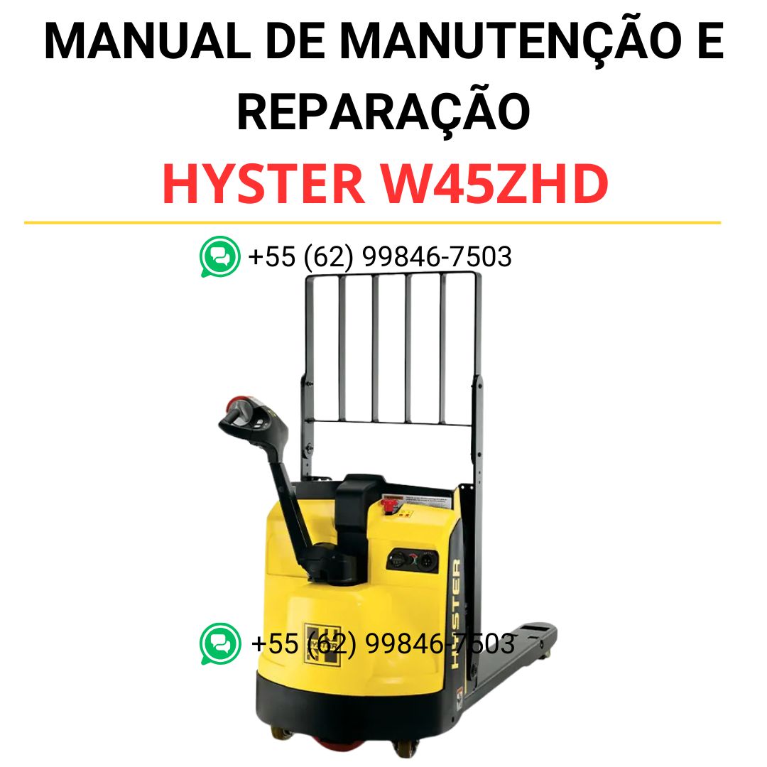 MANUAL DE MANUTENÇÃO E REPARAÇÃO - HYSTER W45ZHD