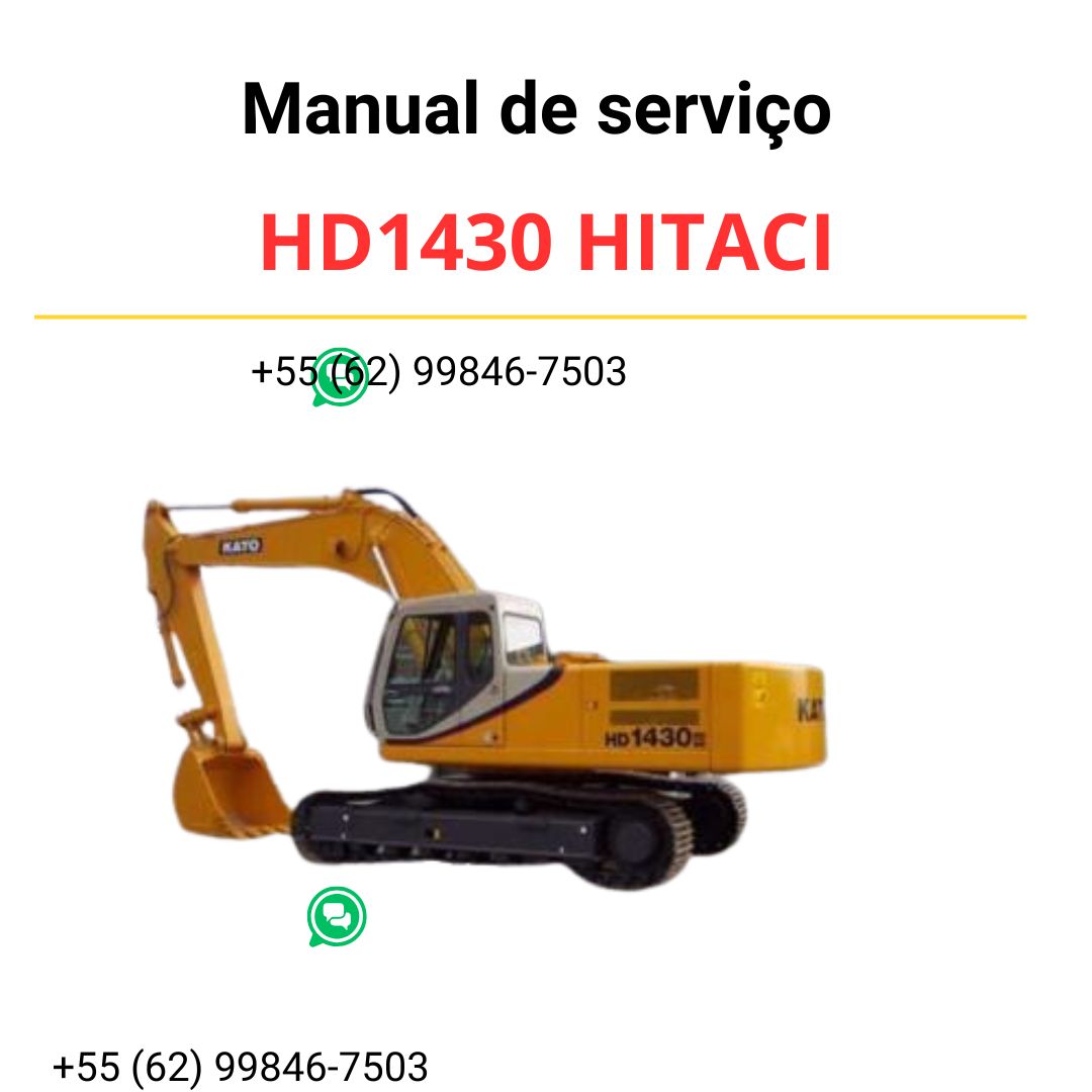 MANUAL DE SERVIÇO HD1430 HITACI