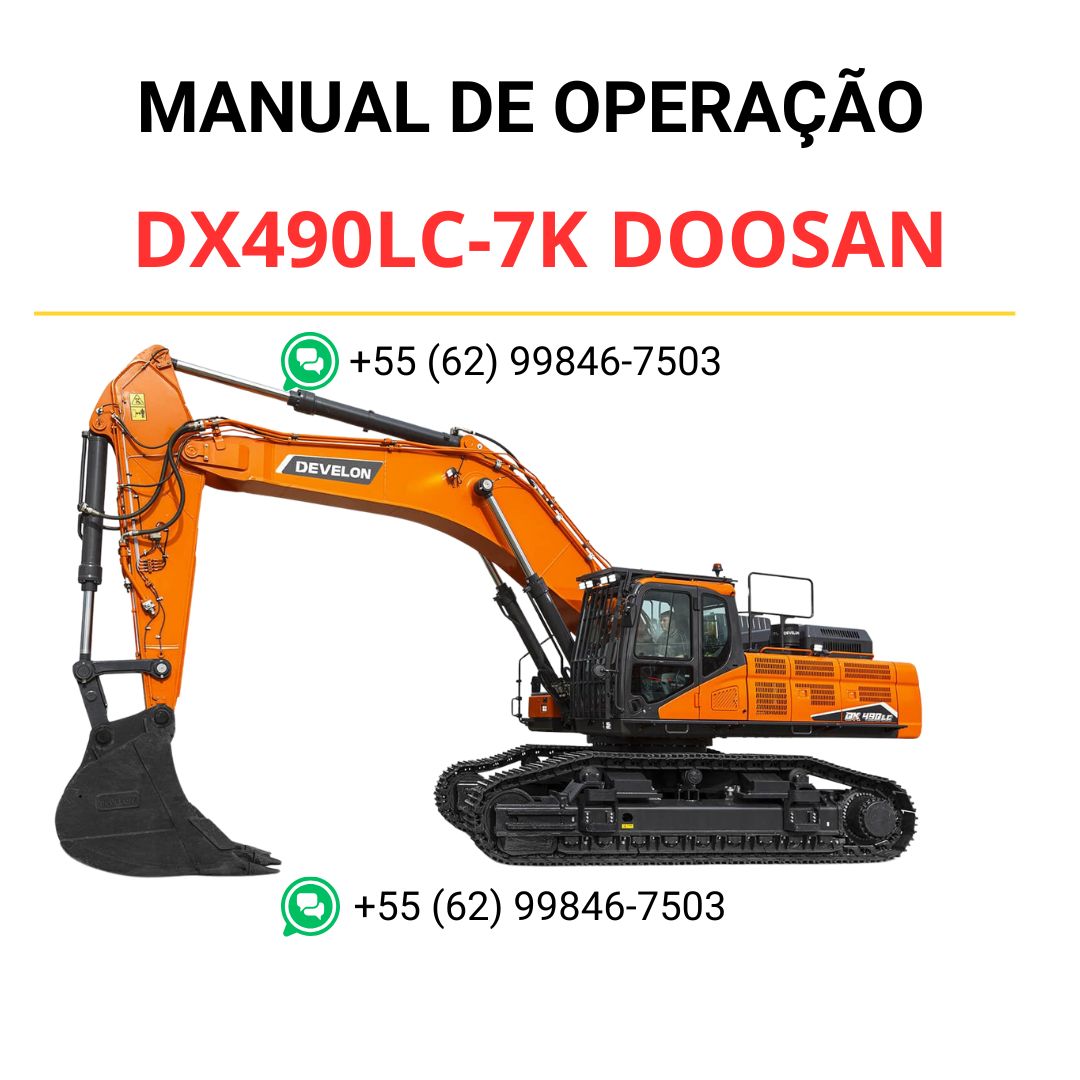 MANUAL DE OPERAÇÃO EXCAVADORA DX490LC-7K DOOSAN