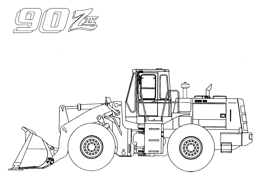 MANUAL DE SERVIÇO CARREGADEIRA 90 Z IV KAWASAKI
