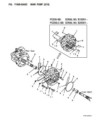 Catalogo De Pecas Escavadeiras Komatsu - Pc200-6b\pc200lc-6b