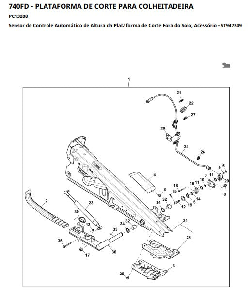 CATALOGO DE PEÇAS PLATAFORMA - 740FD JOHN DEERE