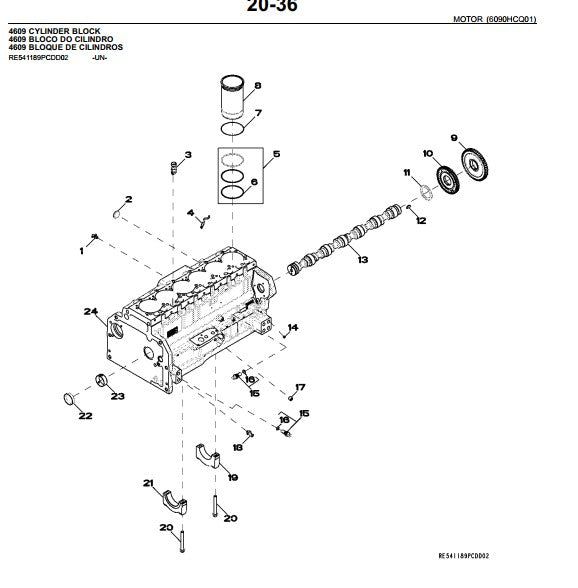 Catálogo Peças Colheitadeiras John Deere 9670 9770 Sts