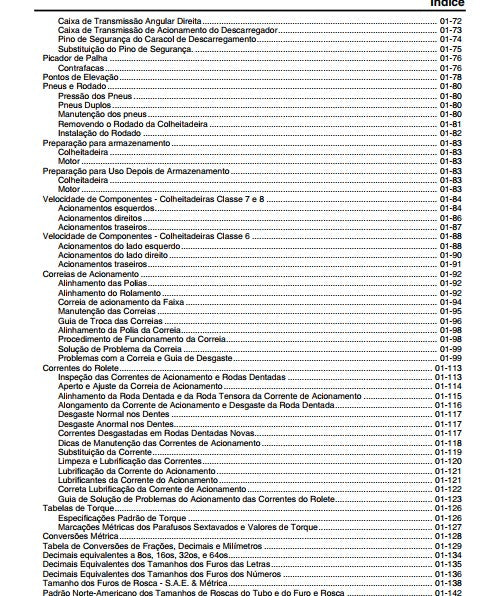 Manual de Serviço e Oficina Valtra - Bc6800, Bc7800, Bc8800
