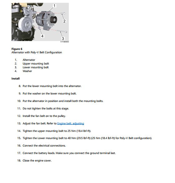 manual técnico Volvo MC70C mini carregadeira - documentação do mastro vertical e elevação