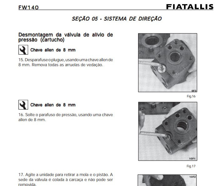 Manual Serviço Oficina Pá Carregadeira Fiatallis Fw140