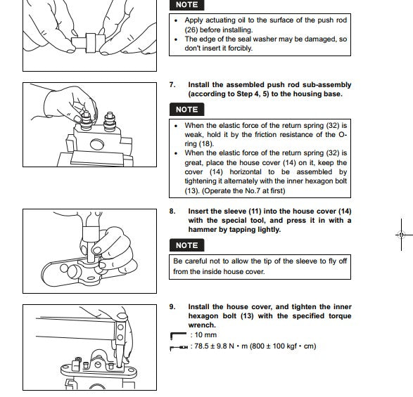 MANUAL DE SERVIÇO ESCAVADEIRA HIDRAULICA SOBRE ESTEIRAS - SY205C, SY215C SANY