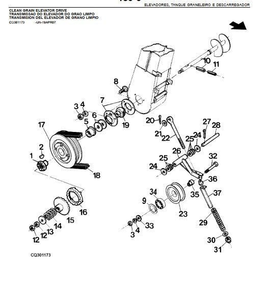 Catálogo De Peças Colheitadeiras John Deere 1450 E 1550