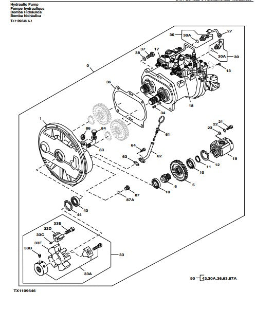 CATALOGO DE PEÇAS ESCAVADEIRA 210G JOHN DEERE