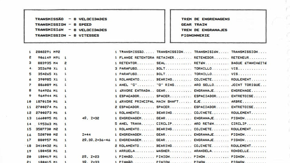 CATALOGO DE PEÇAS TRATOR MASSEY FERGUSON - MF235