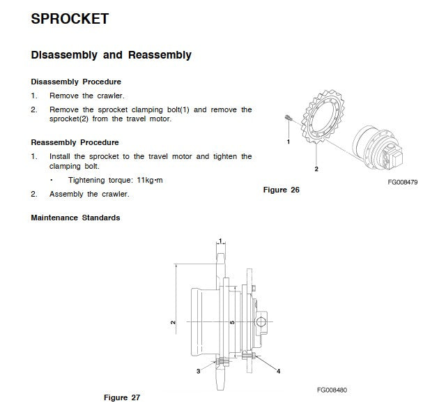 Manual De Serviço DOOSAN - DX27Z - Escavador Hidráulico