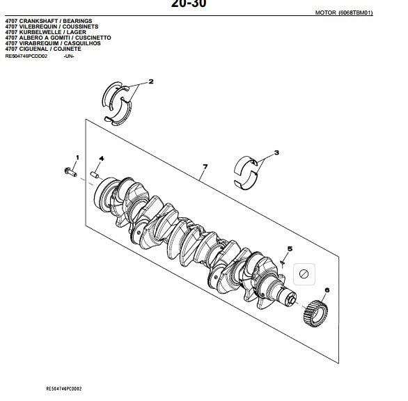 Catálogo Peças Tratores John Deere 6125j