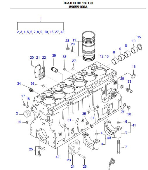 Catálogo Peças Trator BH180 Valtra Bh 180 G3