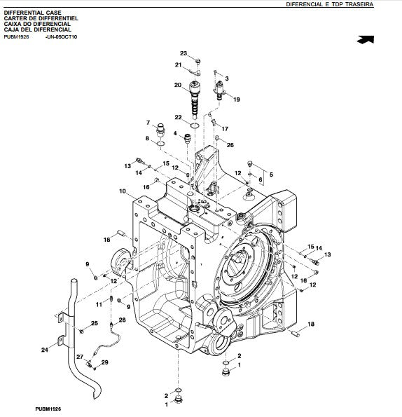 Catálogo De Peças John Deere 7205j Trator