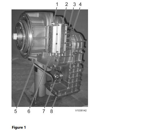 manual de oficina Volvo L70F pá carregadeira - documentação do conversor de torque