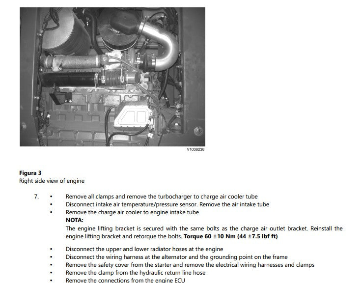 manual de oficina Volvo G930 motoniveladora - página interna sobre círculo de rotação