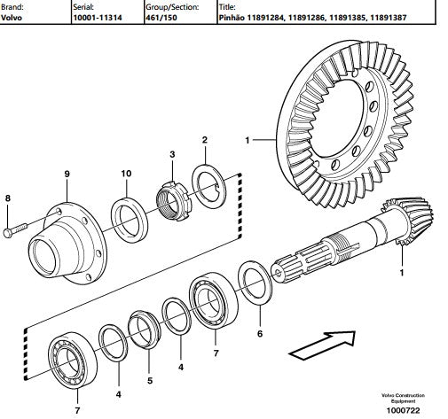 Catalogo De Pecas Retroescavadeiras Volvo - Bl60 - Pt-br