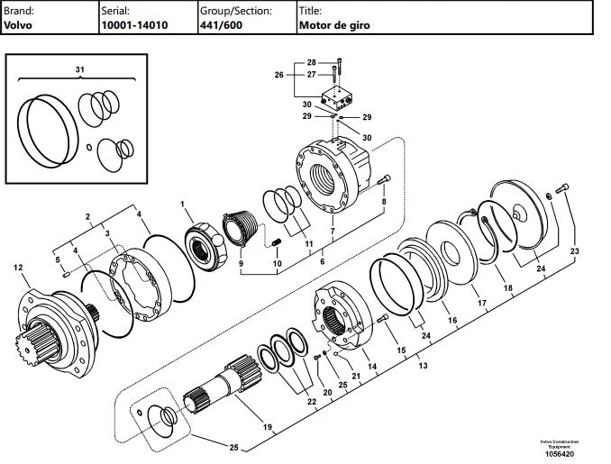 Catalogo De Pecas Escavadeiras Compactas Volvo - Ecr88