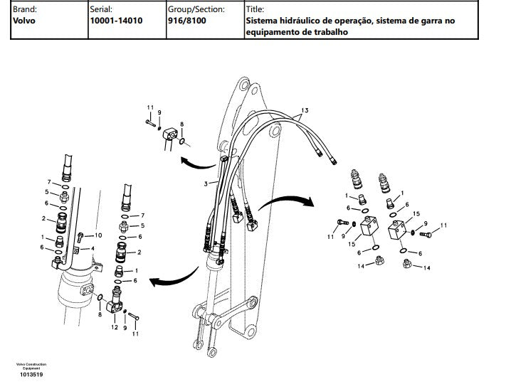 Catalogo De Pecas Escavadeiras Compactas Volvo - Ecr88