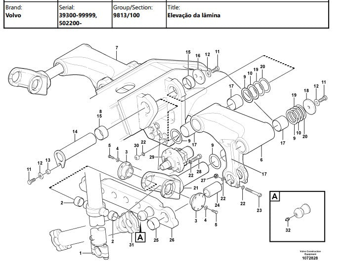 Catalogo De Pecas Motoniveladoras Volvo - G940 - Pt-br