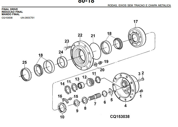 Catálogo Peças Tratores John Deere 5075e