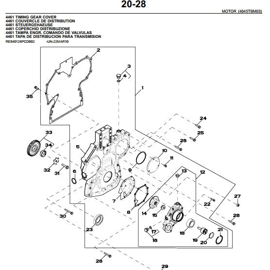Catálogo Peças Tratores John Deere 6110j