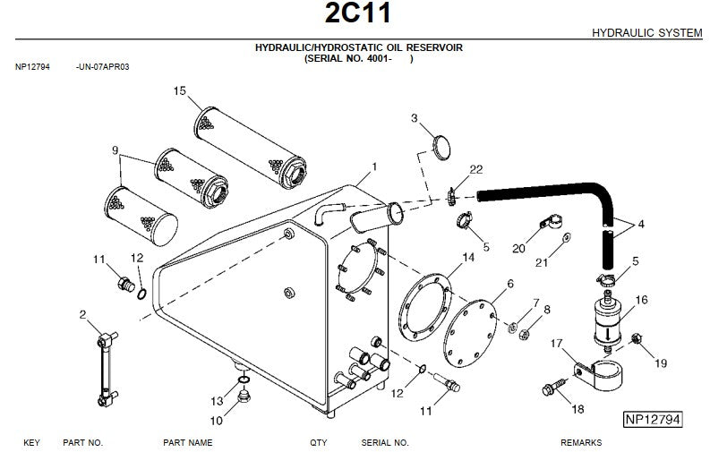 CATALOGO DE PEÇAS PULVERIZADOR AUTOPROPELIDO - 4710 JOHN DEERE