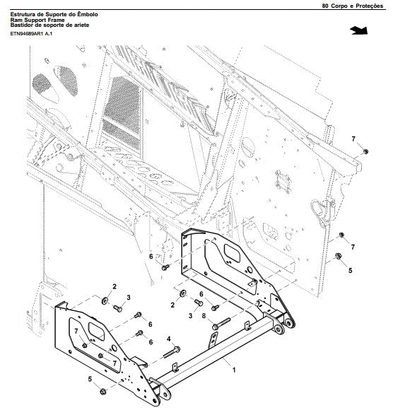 CATALOGO DE PEÇAS COLHEITADEIRA S690 JOHN DEERE