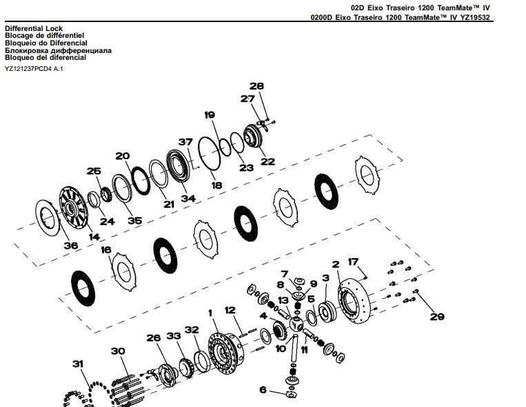 Catálogo De Peças John Deere 624k Carregadeira