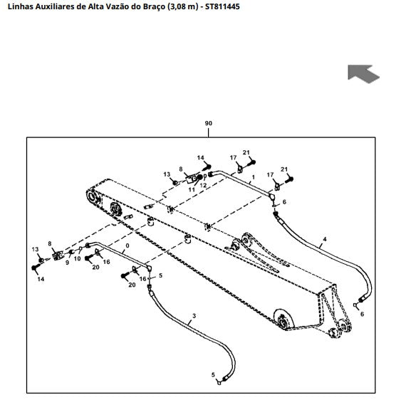 CATALOGO DE PEÇAS ESCAVADEIRA 160G JOHN DEERE