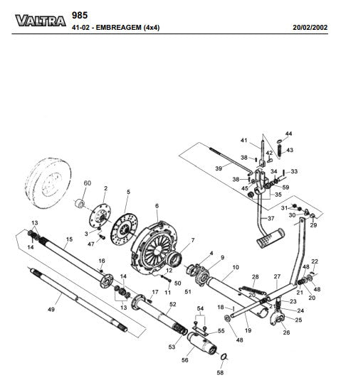 Catálogo Peças Trator Valtra Valmet 985