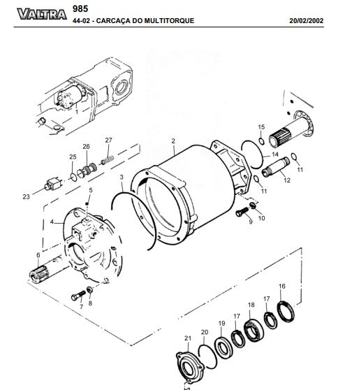 Catálogo Peças Trator Valtra Valmet 985