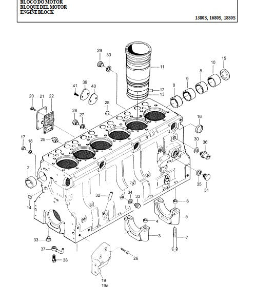 Catálogo De Peças Valtra 1280 R - 1380 S - 1580 - 1680 S