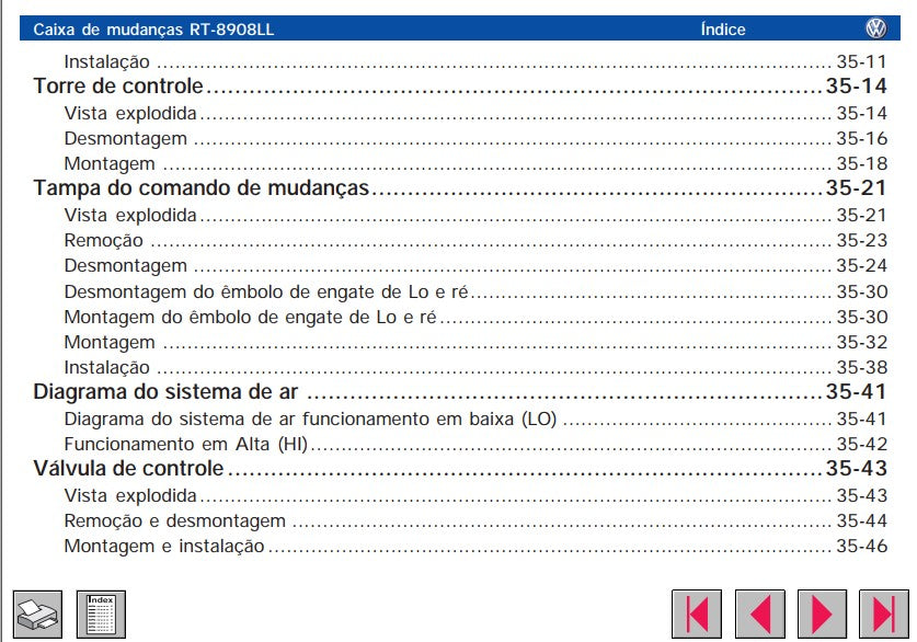 Manual De Serviço Montagem Caixa De Cambio Rt 8908 - Eaton