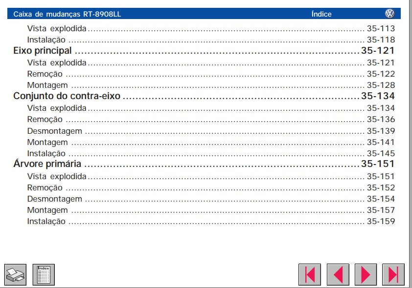 Manual De Serviço Montagem Caixa De Cambio Rt 8908 - Eaton