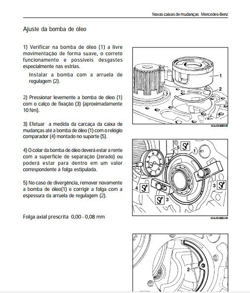 Manual Reparação Câmbio G221-9 G210-16 Mercedes Benz