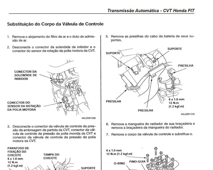 Manual Câmbio Automático - Swra - Honda
