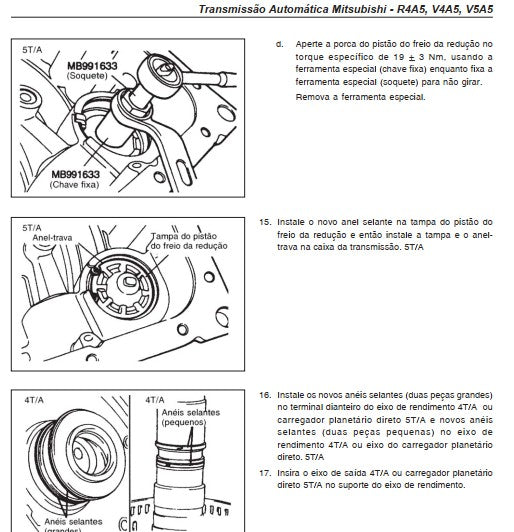 Manual Câmbio Automático V4a51