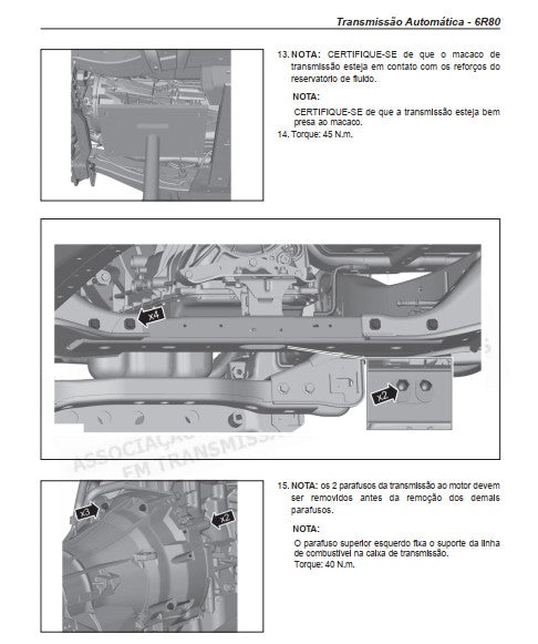 Manual Câmbio Automático - Ford 6r80 - Ranger - Em Portugu