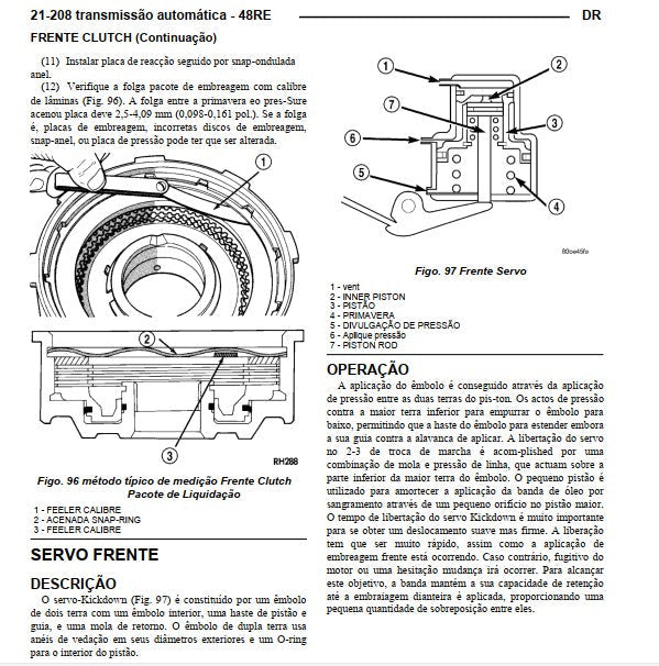 Manual Câmbio Automático 48re