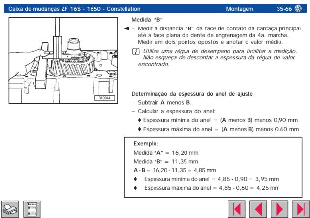 Manual Reparação Câmbio Zf 16s 1650 Vw Constellation